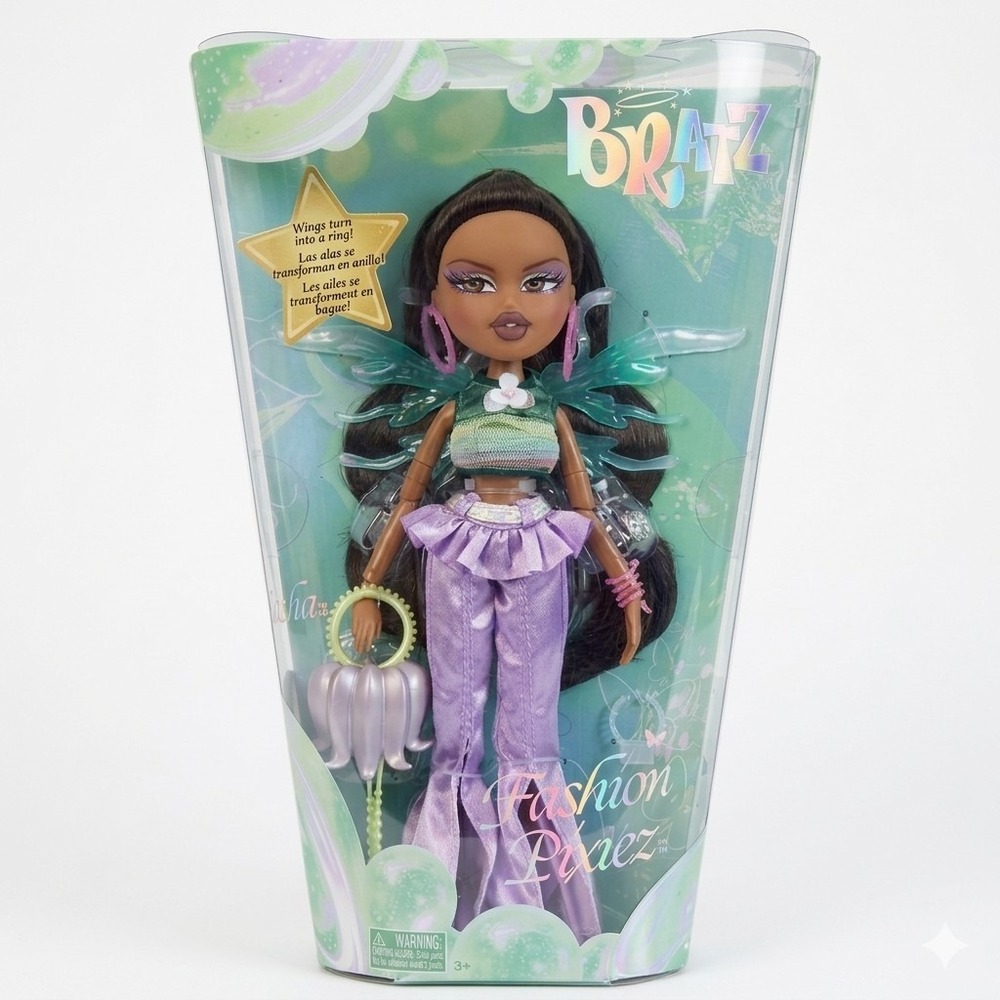 Bratz Fashion Pixiez Sasha Doll NIB Y2K MGA Entertainment Fantasy Magic Rare New